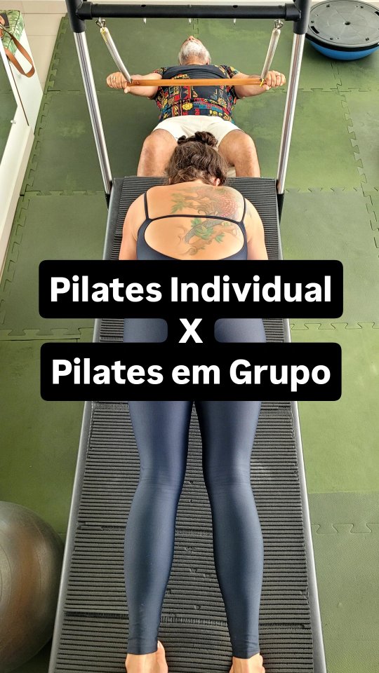 Pilates individual x Pilates em grupo